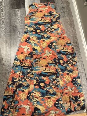 Peruvian Connection Tea garden midi dress